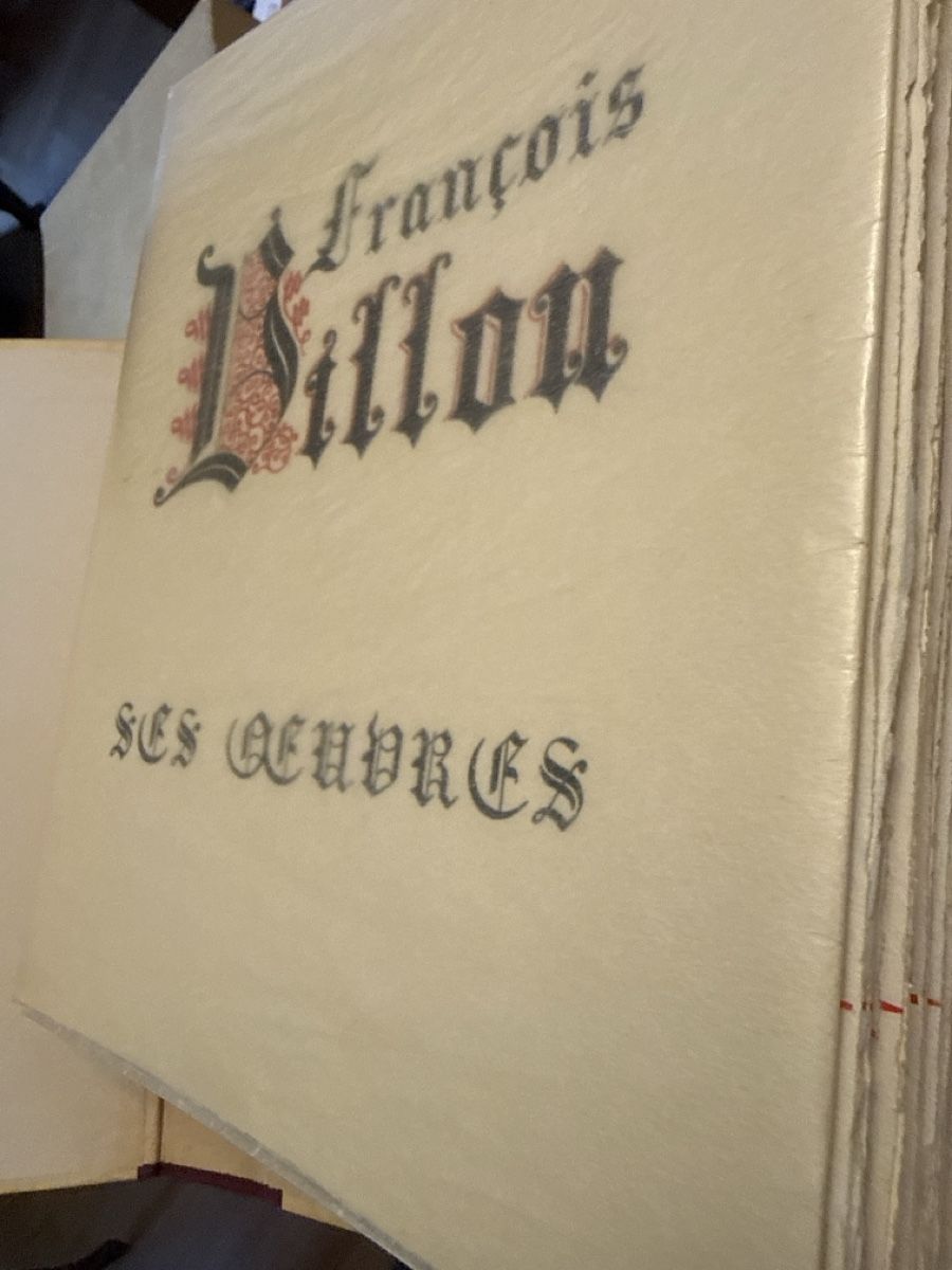 Bücher: François VILLON , ses œuvres  Illustrations de MONET – Gebraucht aus Schmitten FR von Hohezelg 3