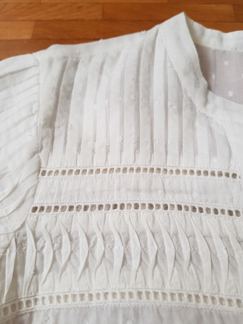 Maison 123 Camicette: Blouse blanche brodée Maison 123 taille 36 – Usato da Veyrier venduto da sosozizou 3