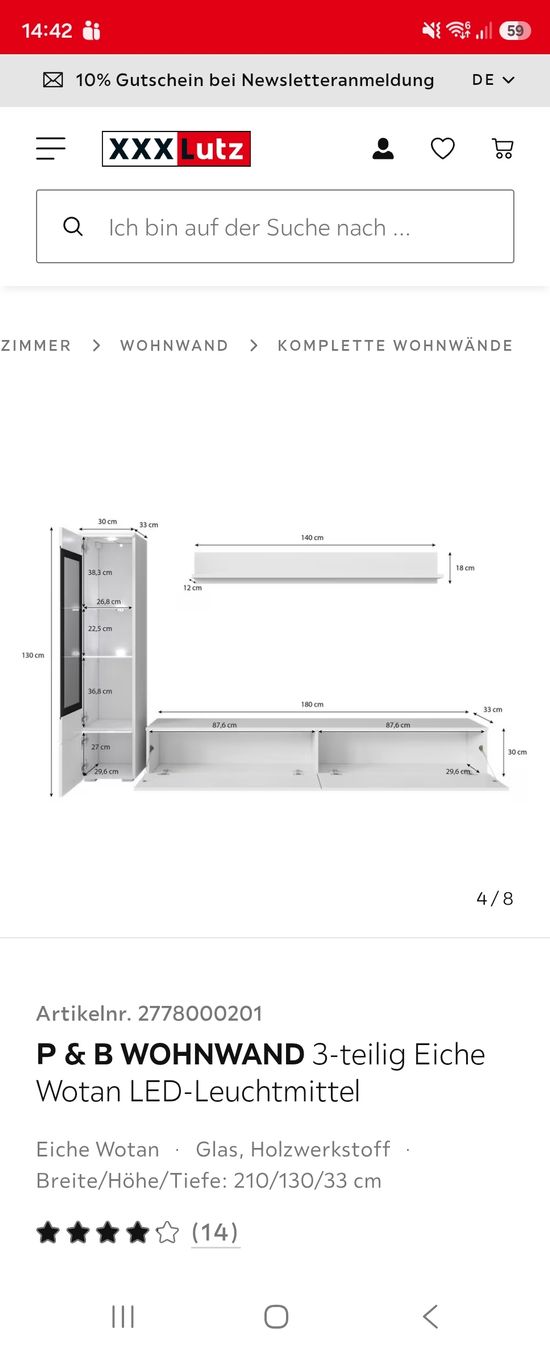 Mobili TV: Sideboard für tv, holz optik oder holz – Usato da Neuenhof venduto da archia 4