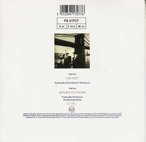 Dischi in vinile: Silencers: I See Red 7" – Usato da Steinhausen venduto da Vilivinili 1