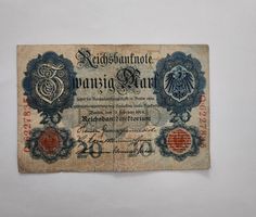 Banknote 20 Mark Deutsches Reich 1914