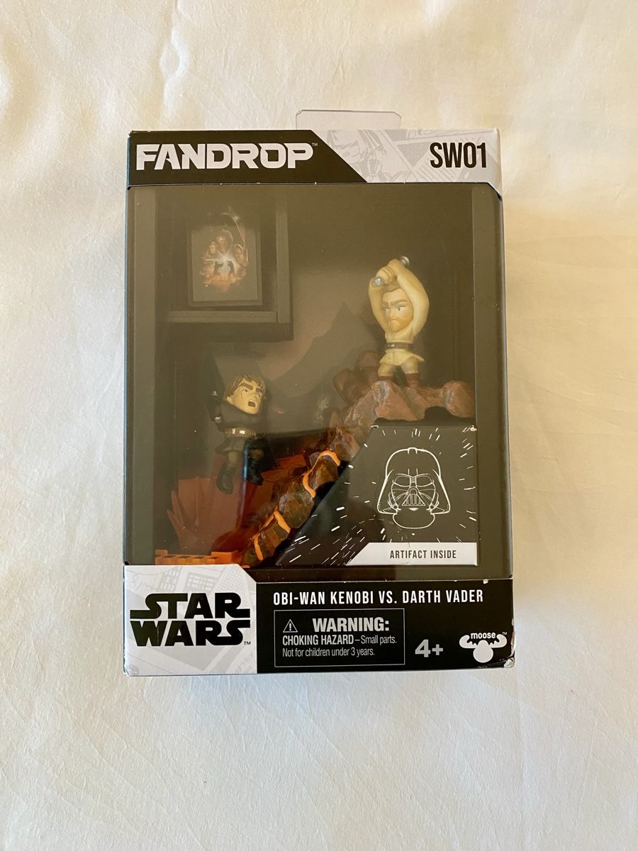 Star Wars Figuren: Star Wars Fandrop Obi-Wan vs. Darth Vader – Neu und originalverpackt aus Oberembrach von theZaz