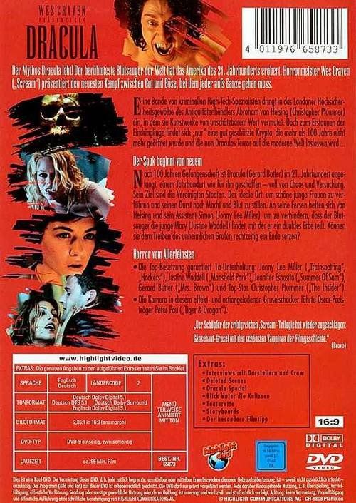 Alle DVDs: Dracula (von Wes Craven) – Neu (gemäss Beschreibung) aus Volketswil von Fraese1 1
