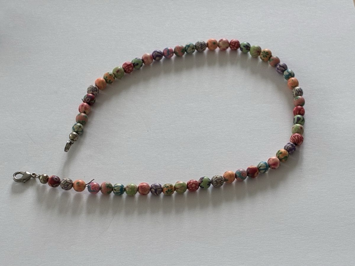 Catenine: Beaded necklace with floral pattern – Usato da Basel venduto da cat_sq5m 1