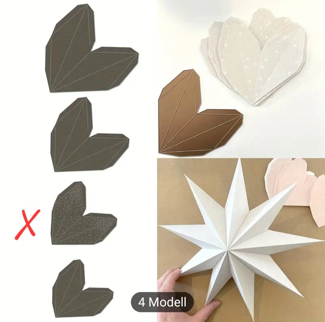 Bastelsets: Basteln DIY Stern mit Stanzungen – Neu und originalverpackt aus Hettlingen von worldexplorer