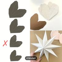 Basteln DIY Stern mit Stanzungen