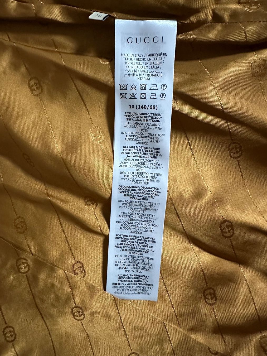 Gucci Giacche & Cappotti: NEU !!! GUCCI Coat Grösse 140 – Nuovo e nell'imballaggio originale da Grancia venduto da Markos78 5