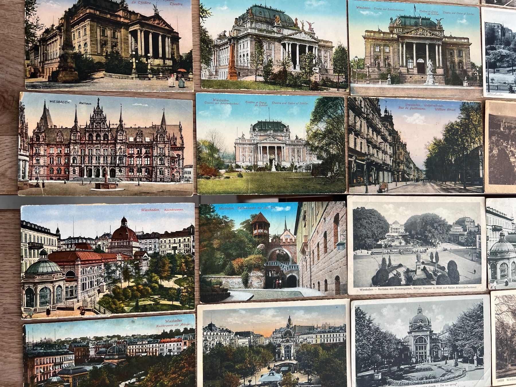 Cartoline postali: Sammlung Ansichtskarten Deutsches Reich- Wiesbaden – Usato da Hermetschwil-Staffeln venduto da militaria-schweiz 2