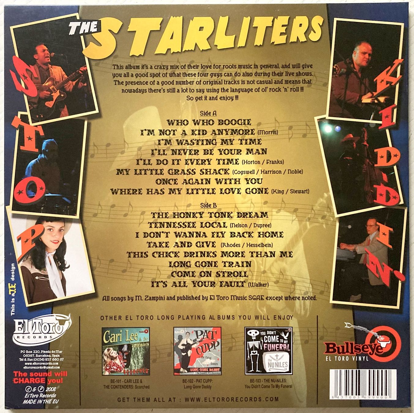 Dischi in vinile: THE STARLITERS - STOP KIDDIN' – Usato da Bottens venduto da hotter-than-hell 1