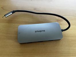 Zmuipng Docking Station USB-C Hub | 9in1 | Card Reader | 87W