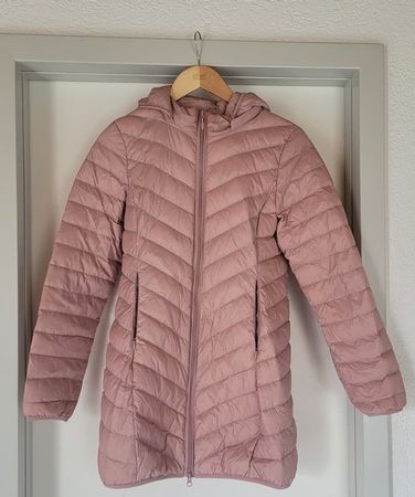 Light pink (dusty rose) down jacket
