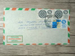 TR45 Enveloppe + Timbre Mexique 1985
