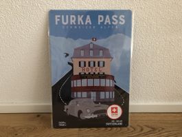Furka Pass Metall Schild: Neu im Plastik. OVP 40 Fr.