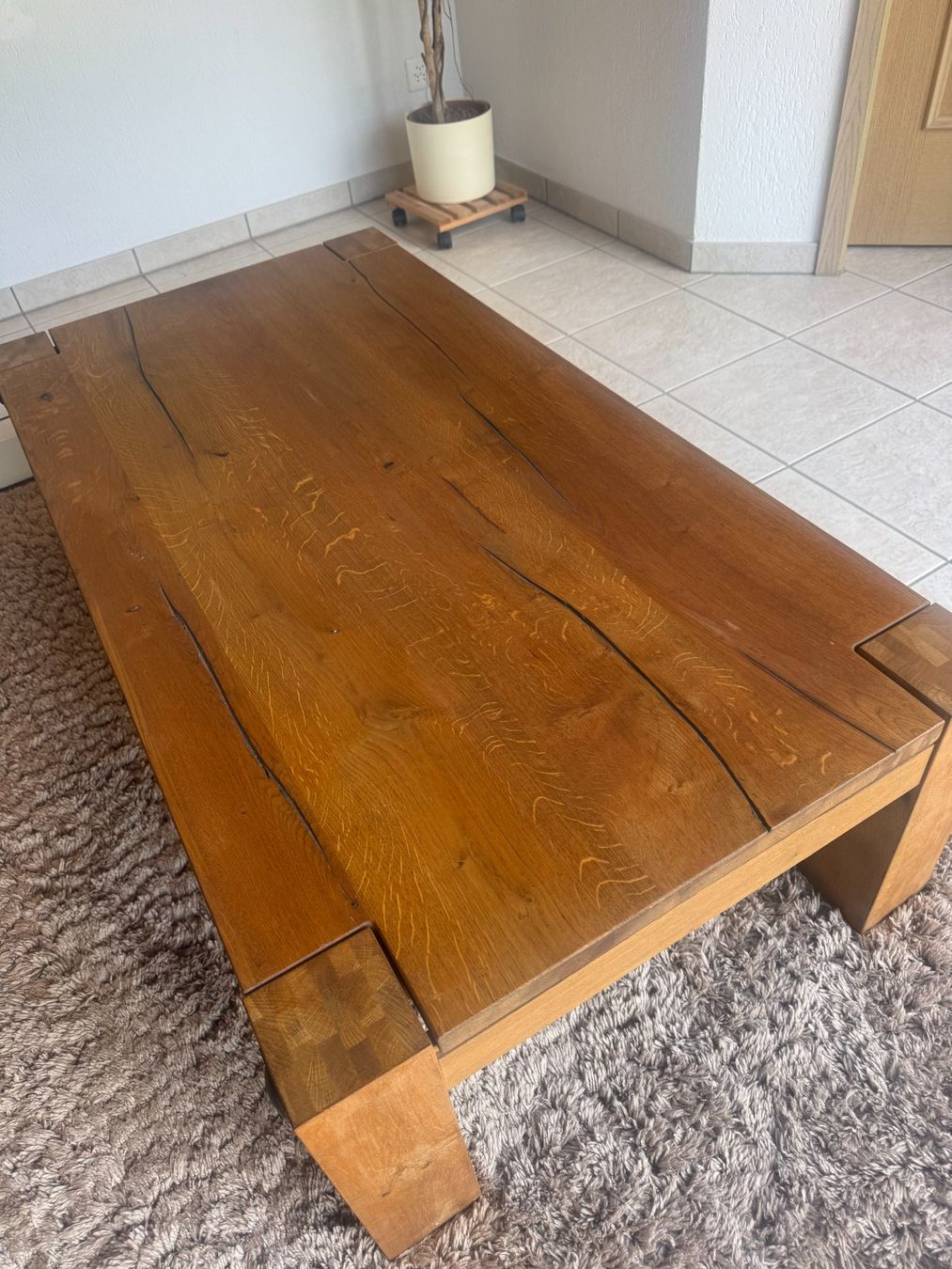 Conforama Tavoli: Salontisch / Couchtische Eiche massiv – Usato da Oberhof venduto da Keppo7 1