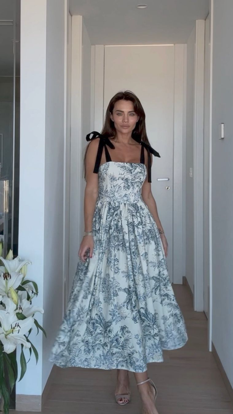 Vestiti: Linen MIDI Dress with Straps Size: S – Nuovo e nell'imballaggio originale da Zürich venduto da Ms.Me-Fashion 3