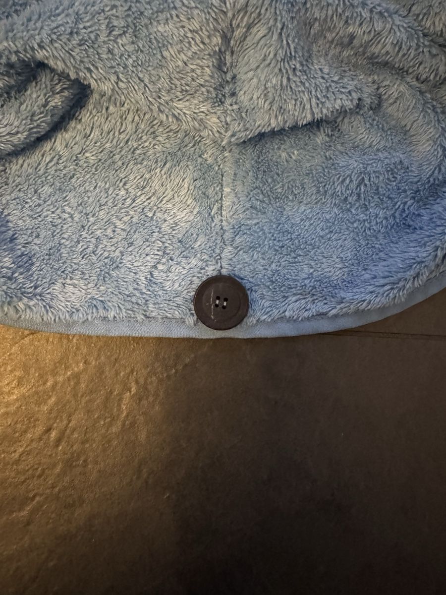 Teli da bagno: Haarturban Buscher hellblau mit Knopf – Nuovo (secondo la descrizione) da Allschwil venduto da smm_v2vt 1