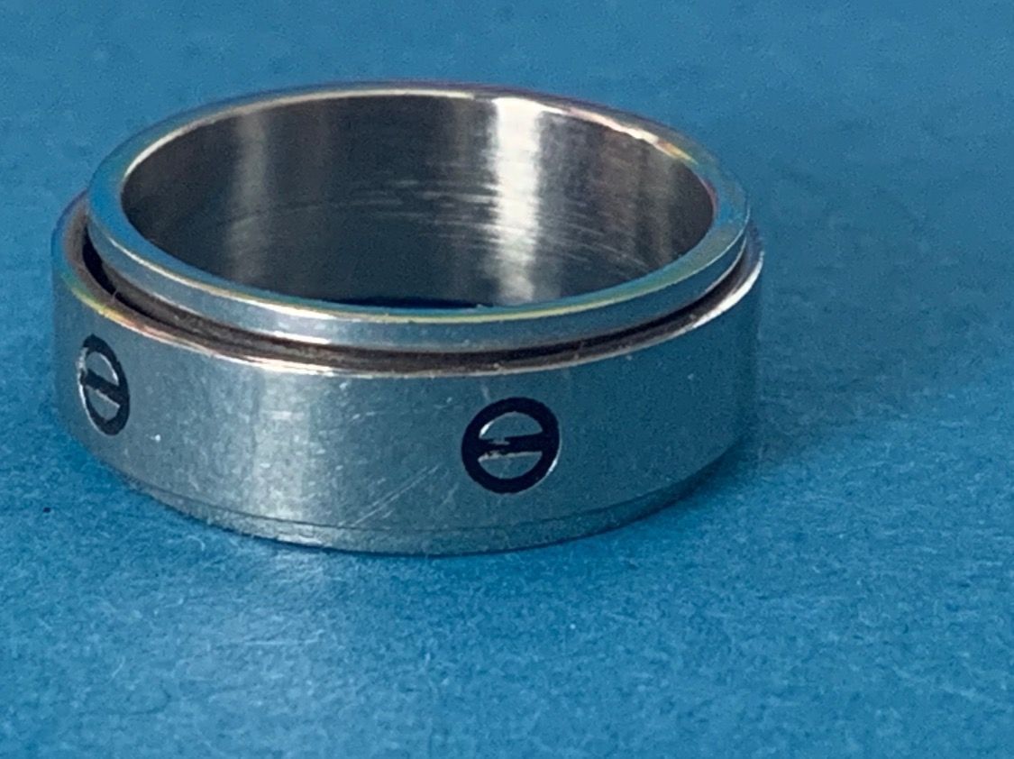 Anelli: Edelstahl ring Schrauben (57) – Usato da Dittingen venduto da Bijoubelle