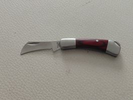 Mini Klappmesser Stainless Steel Holzgriff Top Zustand