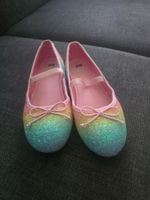 Ballerinas H&M Regenbogen Glitzer Grösse 34 neuwertig