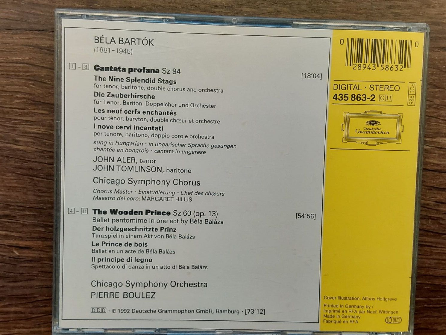 CD: 5 Stück CD Klassik Mozart – Usato da Köniz venduto da scopello12 3