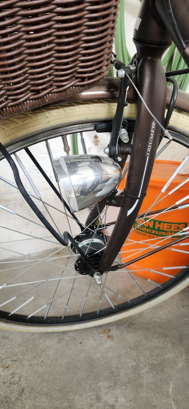 Biciclette: Wunderschönes braun-mattes Hollandfahrrad – Usato da Balzers venduto da Friedlich 1