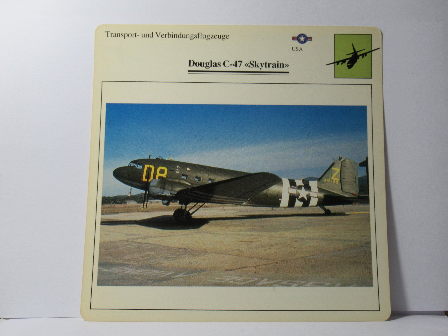 Poster & Bilder: Flugzeug  ,  Douglas C - 47  <<  Skytrain >> – Gebraucht aus Grenchen von Bluemchen1900