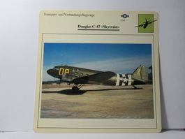 Flugzeug  ,  Douglas C - 47  <<  Skytrain >>