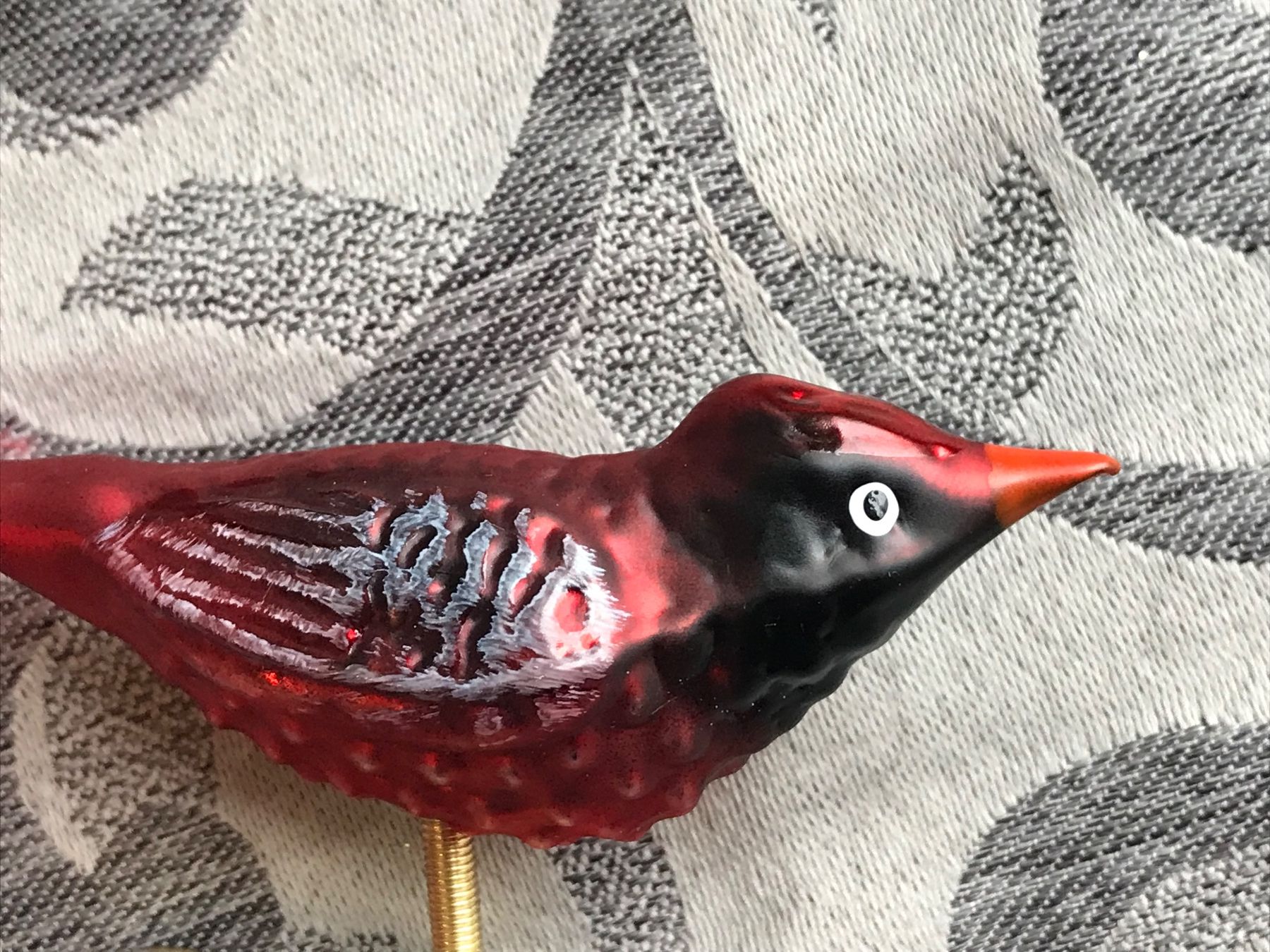 Alle Dekorationen: Kleiner Roter Kardinal Vogel Christbaumschmuck – Neu und originalverpackt aus Alpnach Dorf von marvo 1