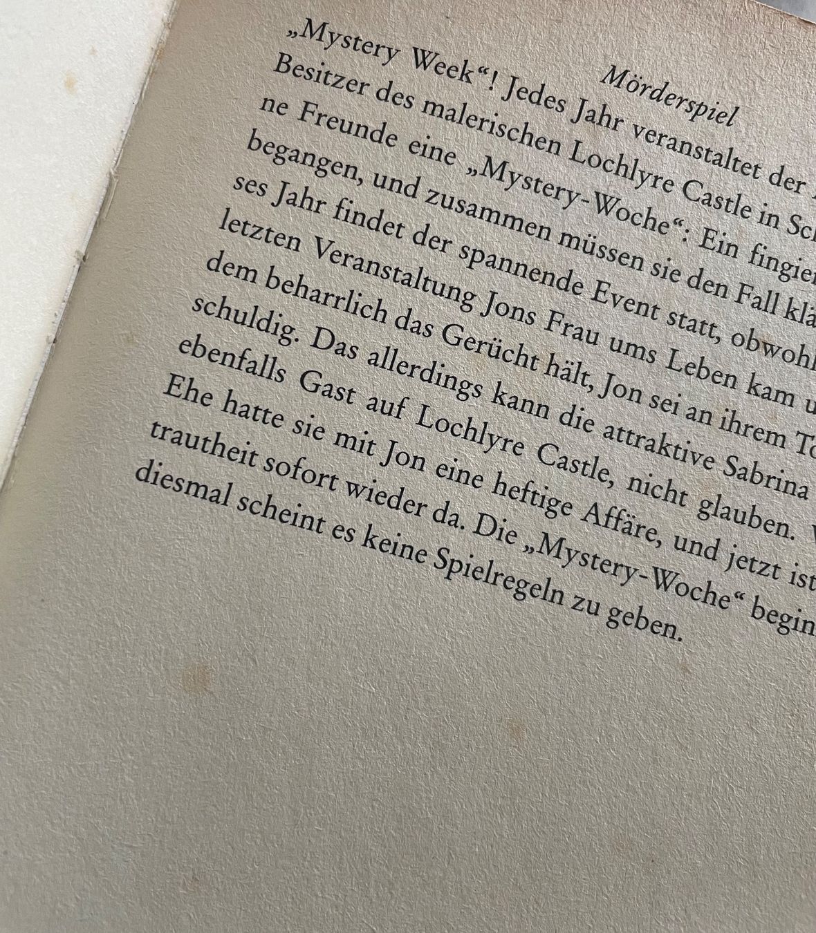 Libri: MÖRDERSPIEL - HEATHER GRAHAM -Taschenbuch – Nuovo (secondo la descrizione) da Buchs AG venduto da fischli610 2