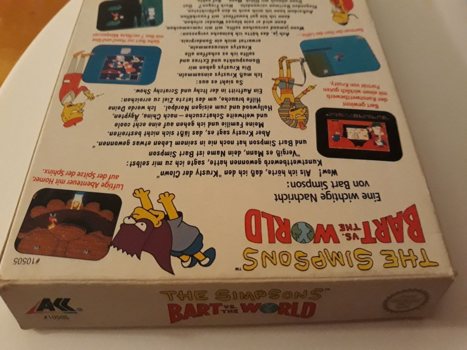Giochi: Simpsons Bart vs. the World Nintendo NES – Usato da Aarau venduto da Kaesekuchen2000 4