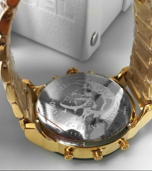 Neue DIESEL MR. DADDY 2.0 DZ7333 extragosse Herrenuhr 3