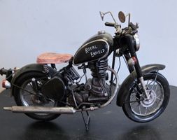Deko-Modell Motorrad Royal Enfield (Blechmodell, 30 cm)