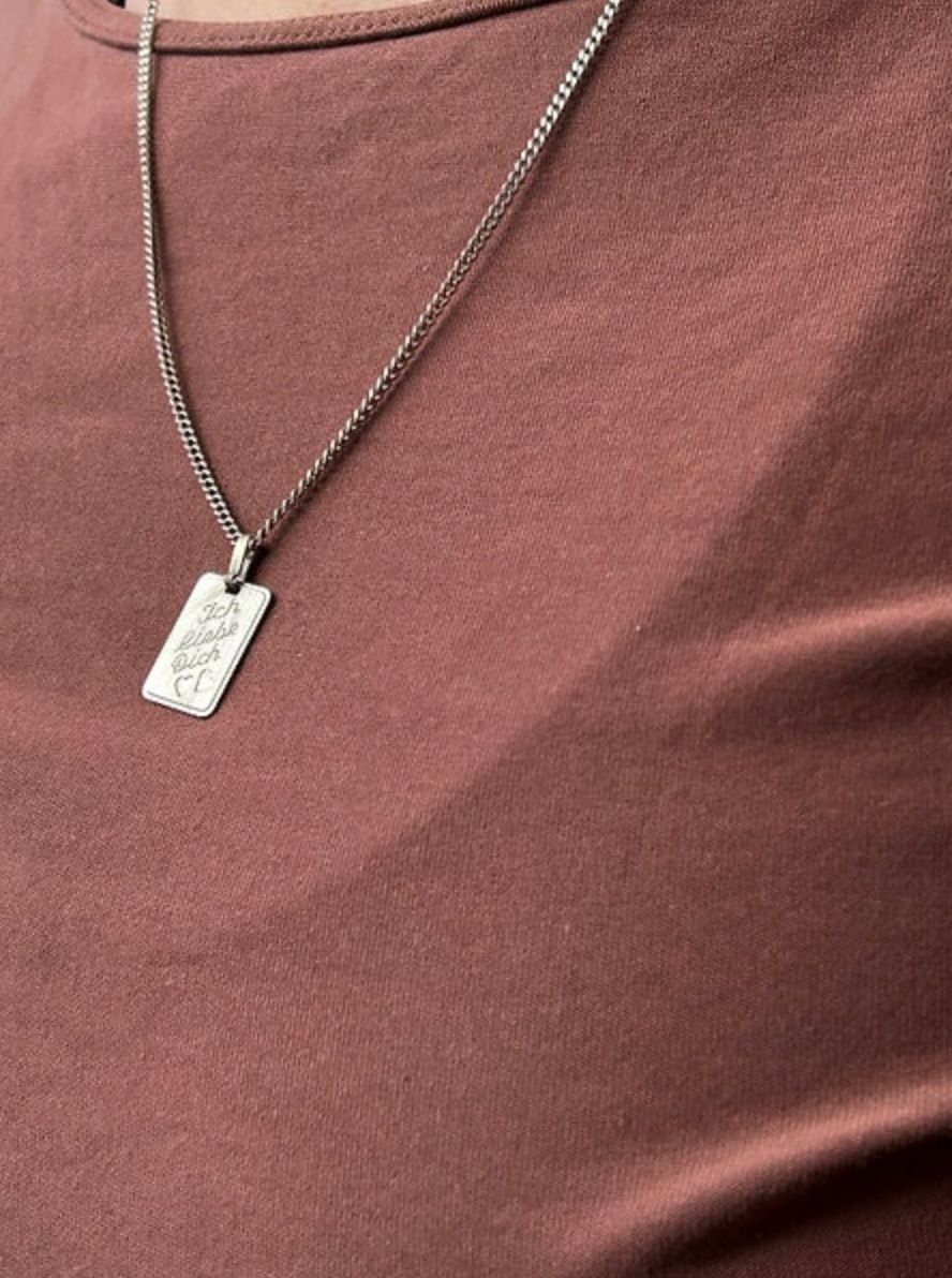 Catenine: Silberkette Ich liebe dich – Usato da Dittingen venduto da Bijoubelle 1