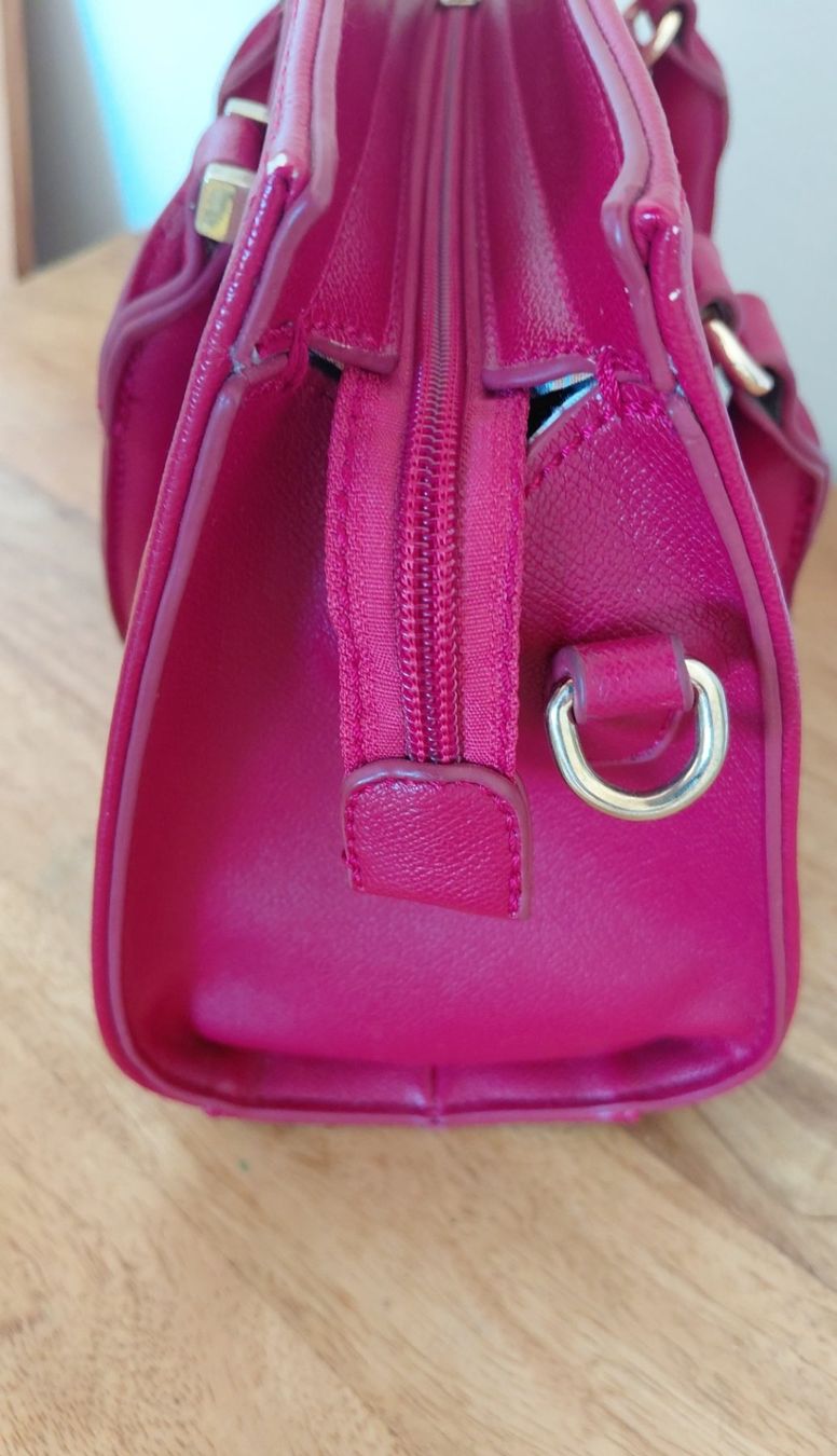 David Jones Borse da donna: David Jones Handtasche rot Leder Optik klein – Usato da Horgen venduto da zur_jq85 7
