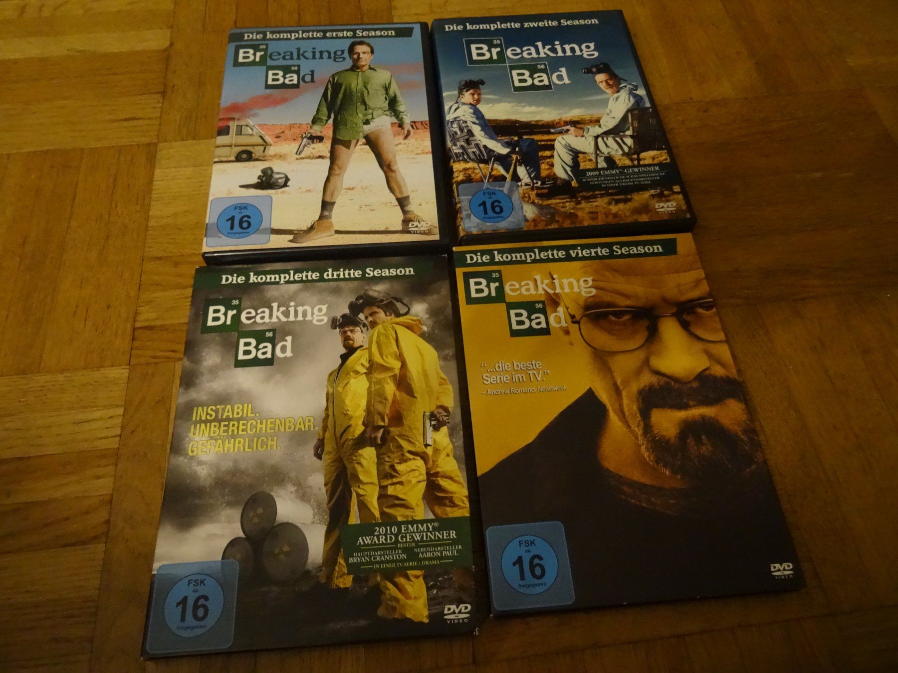 Alle DVDs: Breaking Bad DVD Staffeln 1 bis 4 – Gebraucht aus Olten von Disc-Verkauf