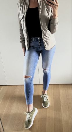 ONLY Jeans Gr. M (30) ONLPOWER LIFE MID PUSH UP Hose hell
