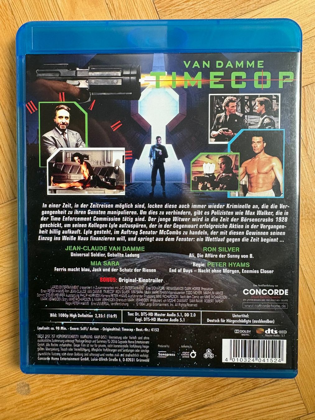 Tutti i DVDs: Timecop - Blu-ray – Nuovo (secondo la descrizione) da Zürich venduto da Malcom 2