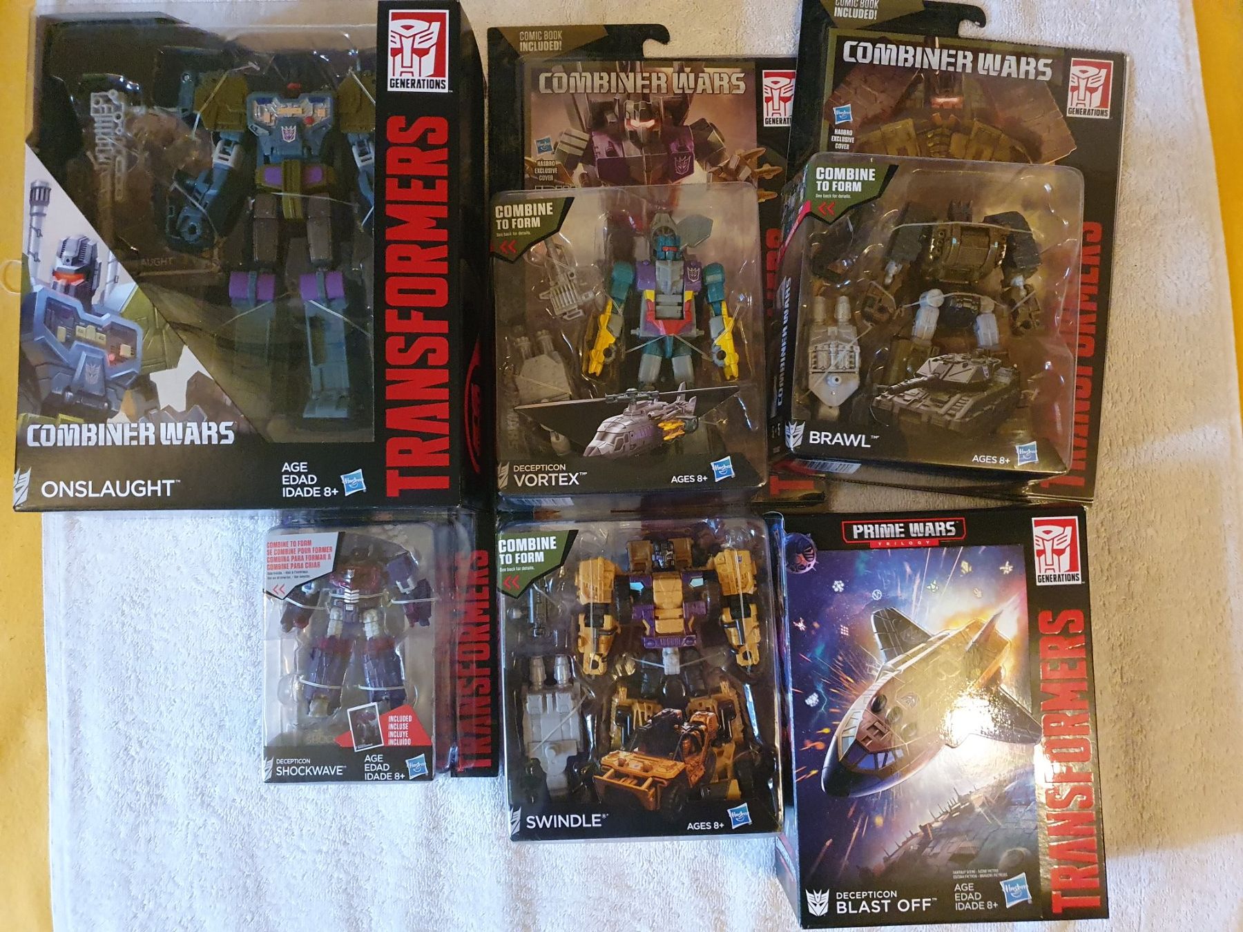 Hasbro Figuren: Transformers CombinerWars Bruticus (G1 Version 6 Stück) – Neu und originalverpackt aus Bern von Fullthrottle