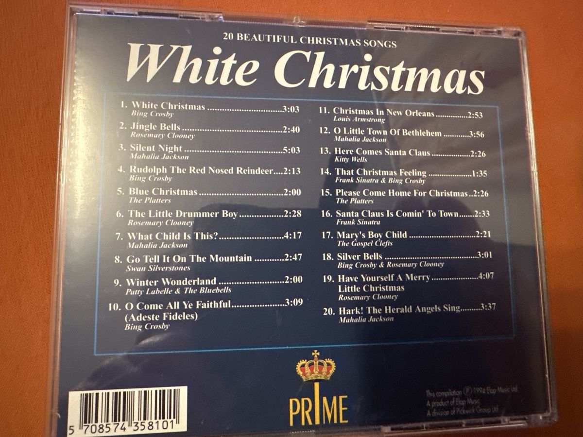 CD: Weihnachts-CD "White Christmas" Original Artists – Usato da Schaffhausen venduto da D-MAC 1