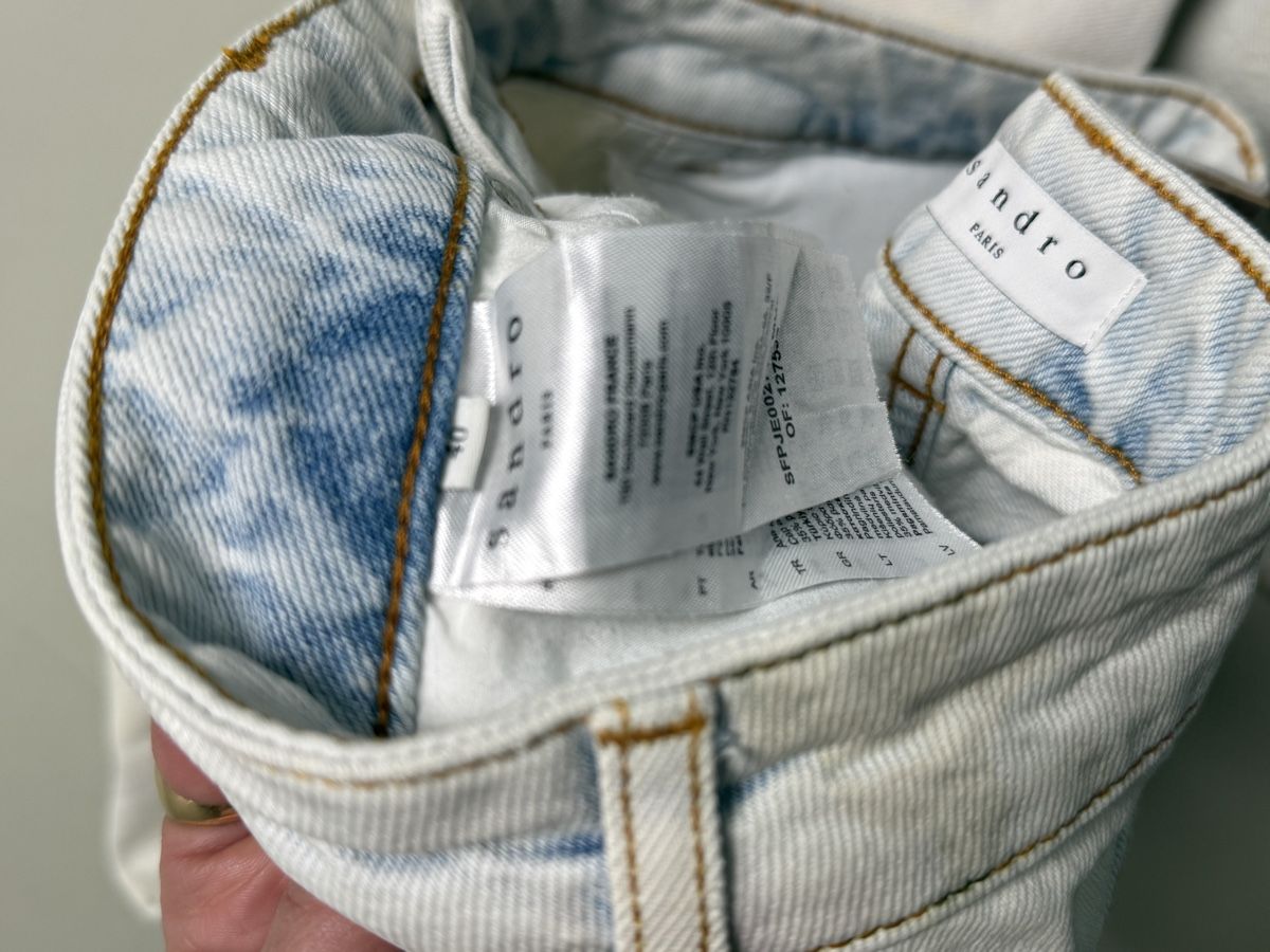 Sandro Jeans: Sandro Jeans hellblau/Batik Grösse 38 – Gebraucht aus Kastanienbaum von Poolboy007 6