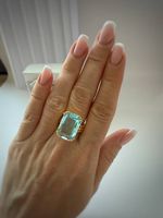 Eleganter Ring aus 925er Silber mit zartblauem Amethyst.