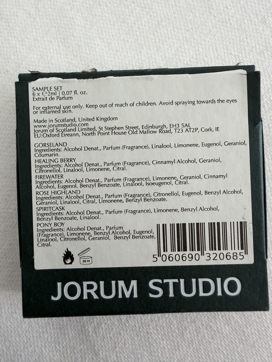Profumi & Eau de Toilette: Jorum Studio coffrets échantillons  – Usato da fey venduto da Caductilometre 2