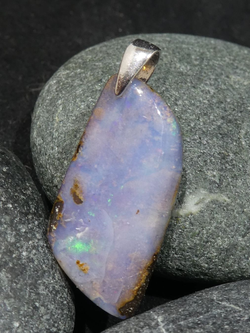 Ciondoli: Anhänger Boulder Opal. – Nuovo (secondo la descrizione) da Niederbüren venduto da Raphael014 2
