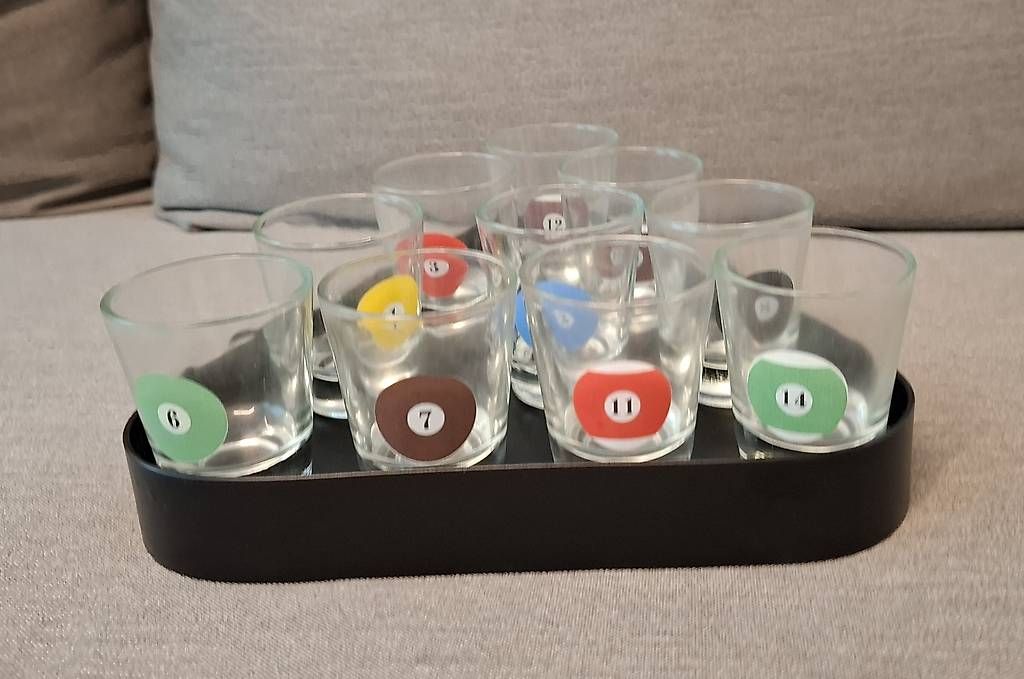 Gläser: 10x Schnapsgläser Billiard – Gebraucht aus Mels von Aloha86