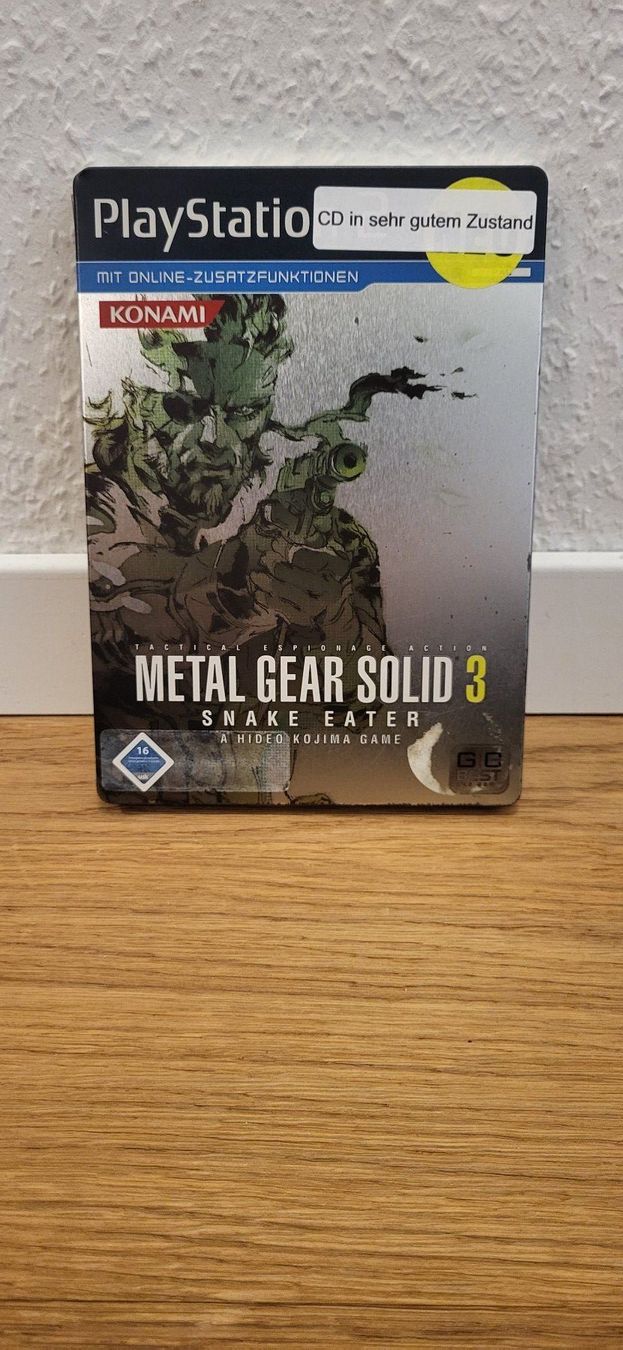 Sony Giochi: PS2 - Metal Gear Solid 3 Snake Eater Steelbook – Usato da Münsingen venduto da Heroism2010