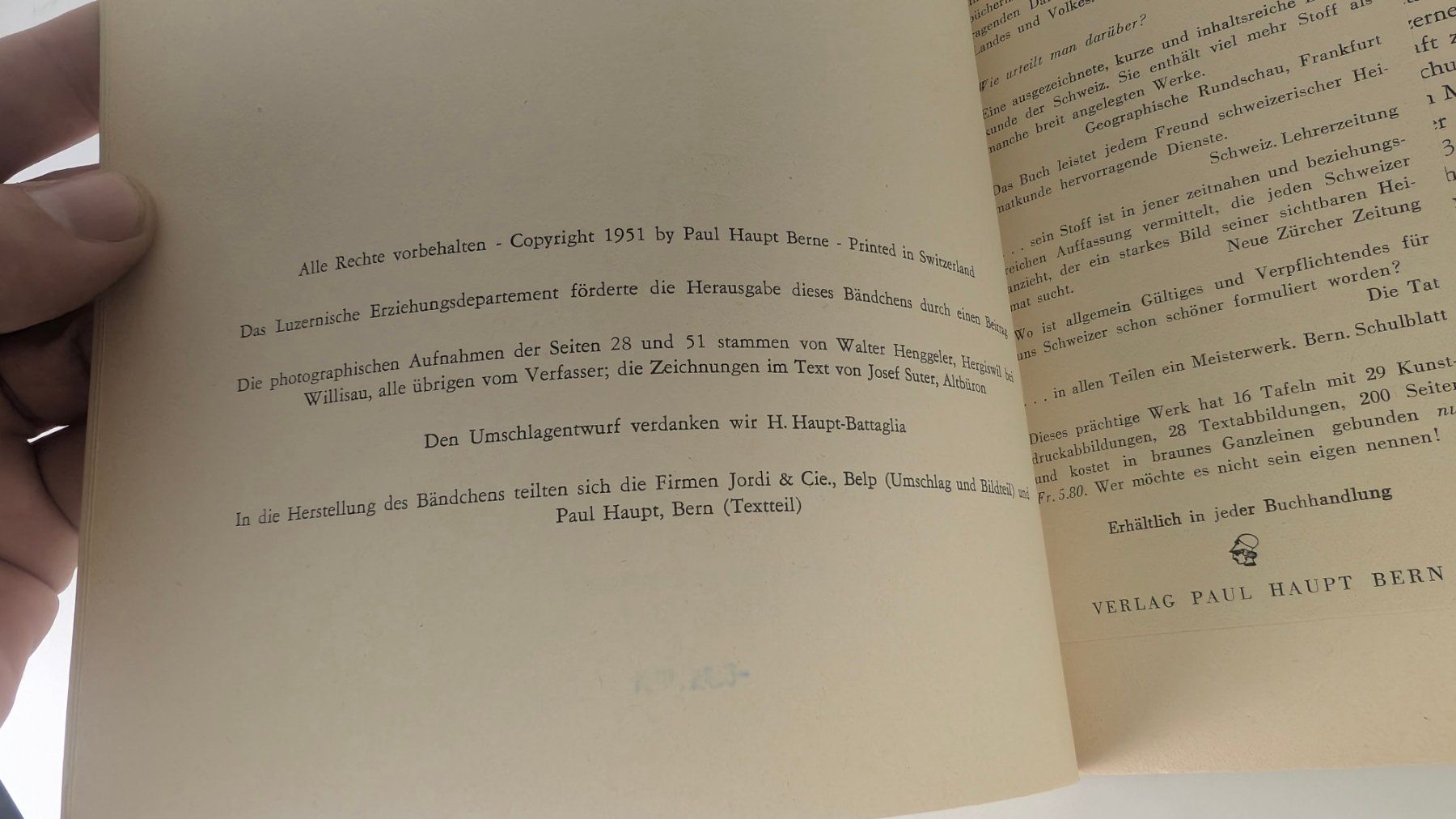 Libri: Schweizer Heimatbücher: Luzerner Speicher 1951 – Usato da Zürich venduto da axolottchen 4