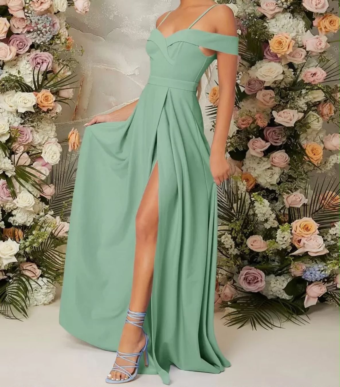 Robes: Robe longue vert menthe – Neuf avec emballage d'origine à Montreux par Iza_81199 3