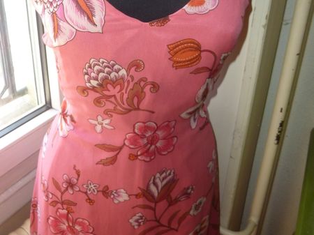 robe fleurs d'été 38 en soie régulateur de température femme