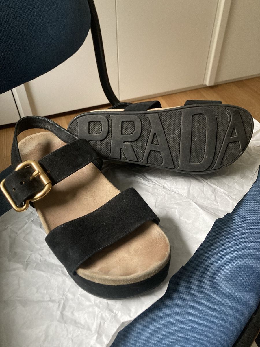 Prada Scarpe da donna: Black Prada wedge sandals, size 38 – Usato da Zürich venduto da mar_yb5j 2