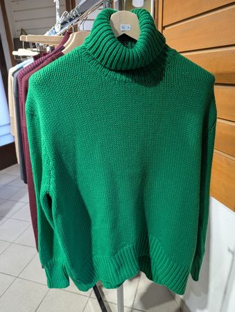 VIAMARO Damen Rollkragenpullover Merino & Acryl One Size